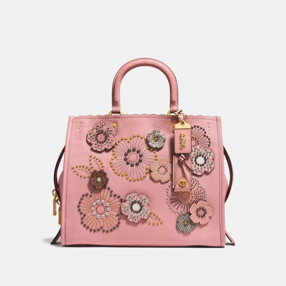 Coach 1941 Rogue 31 With Tea Rose Rivets Peony - Picture 2 of 15